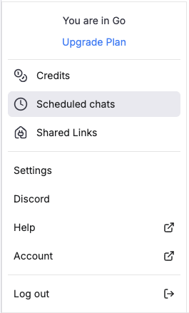 Manage scheduled tasks